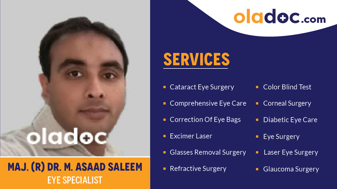 Services provided by Dr. M. Asaad Saleem